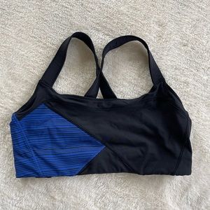 Black & Blue Lululemon Sports Bra Size 8